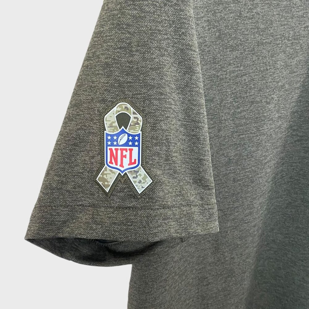 NFL Nike Denver Broncos Salute To Service Sideline Polo Shirt Olive Men's Large - Picture 7 of 14